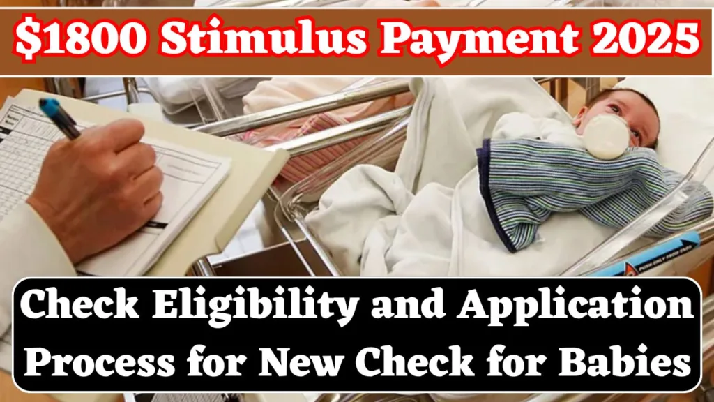 $1800 Stimulus Payment 2025