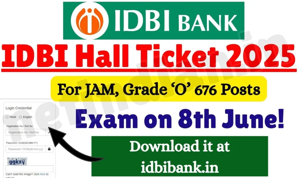 IDBI Hall Ticket 2025 