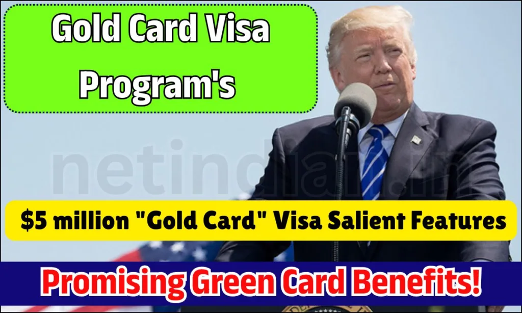 Trump's $5 million "Gold Card" Visa Registration 