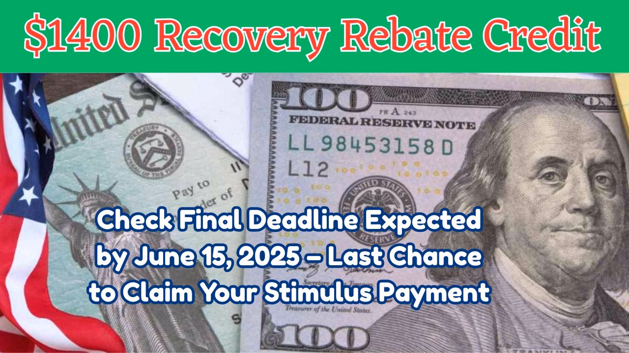 $1400 Recovery Rebate Credit