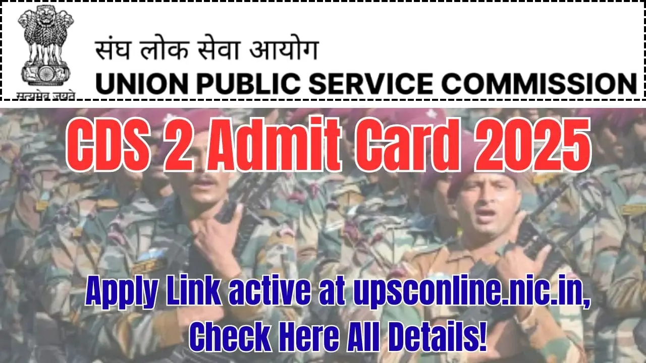 CDS 2 Admit Card 2025