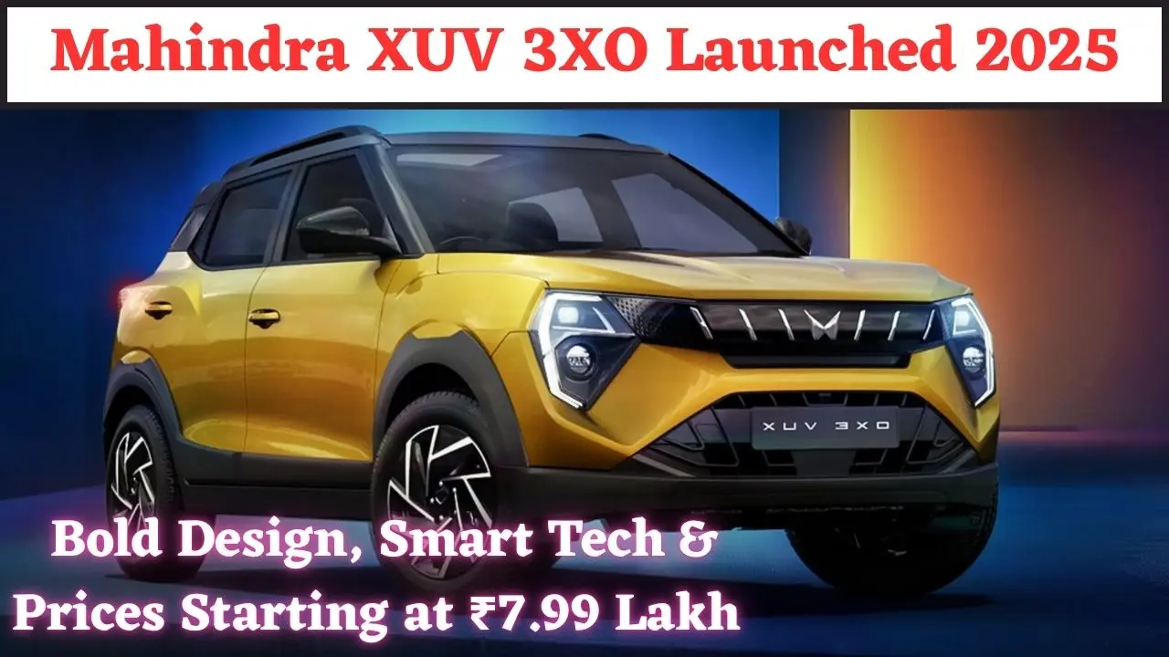 Mahindra XUV 3XO Launched 2025