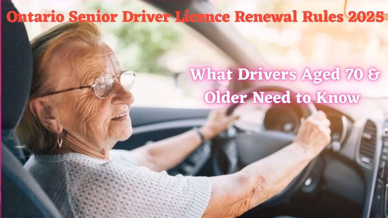 Ontario Senior Driver Licence Renewal Rules 2025