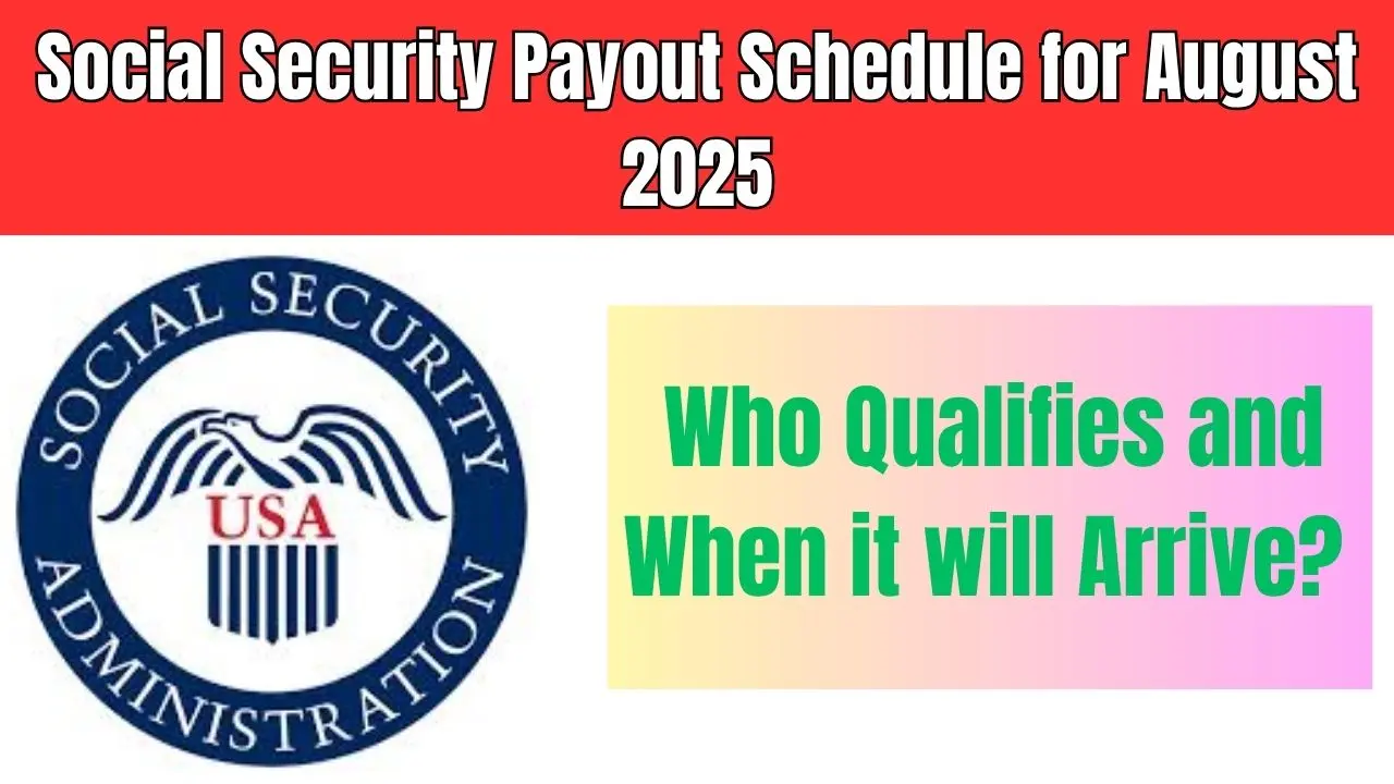 Social Security Payout Schedule for August 2025