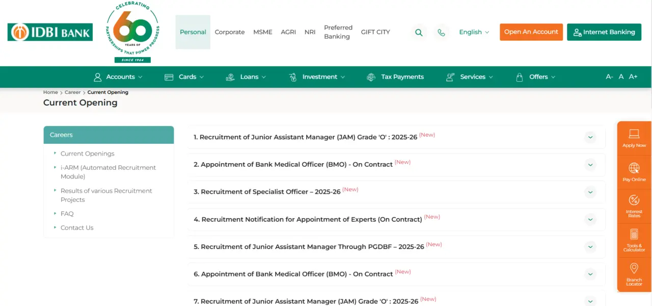 IDBI JAM Interview 2025: Check Call letter Details, Apply Process & Important Dates 3 image 12
